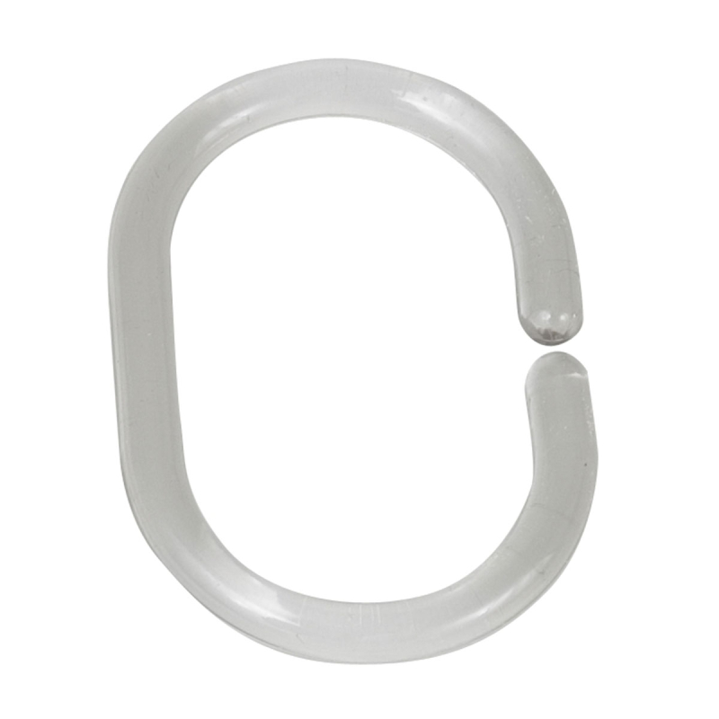 Κρίκοι Κουρτίνας Μπάνιου 12τμχ Wenko Small Transparent 25743100