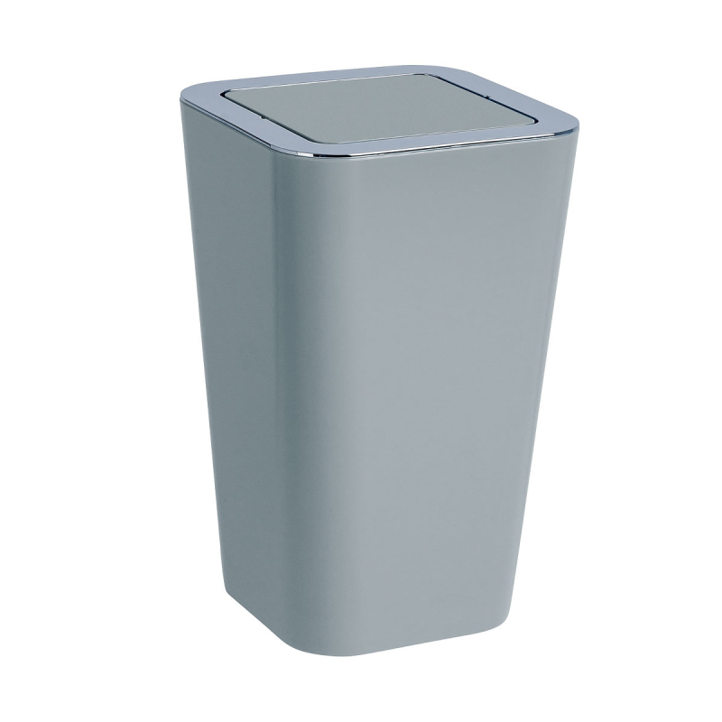 Κάδος Απορριμμάτων Μπάνιου (Φ18.5x36.5) Wenko 6lt Candy Grey 24163100