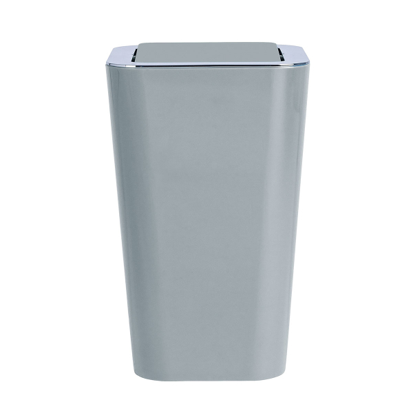 Κάδος Απορριμμάτων Μπάνιου (Φ18.5x36.5) Wenko 6lt Candy Grey 24163100