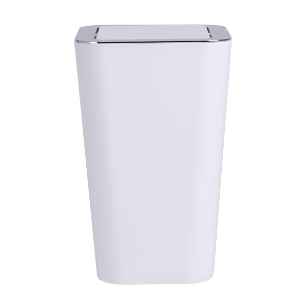 Κάδος Απορριμμάτων Μπάνιου (Φ18.5x36.5) Wenko 6lt Candy White 22464100