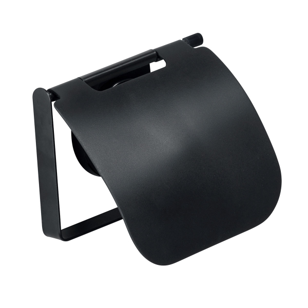 Χαρτοθήκη (13x3x12) Wenko Pavia Black 19901100