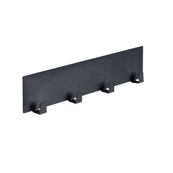 Μαγνητική Κρεμάστρα 4 Θέσεων (30x2x6.5) Wenko Ima Black 55013100