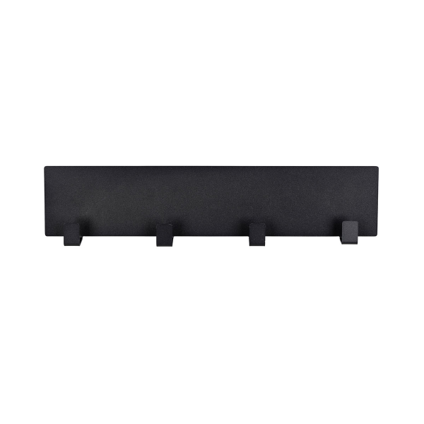 Μαγνητική Κρεμάστρα 4 Θέσεων (30x2x6.5) Wenko Ima Black 55013100