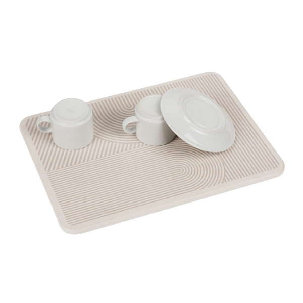 Επιφάνεια Στεγνώματος Πιάτων (40x30) Wenko Damon Beige 54721100