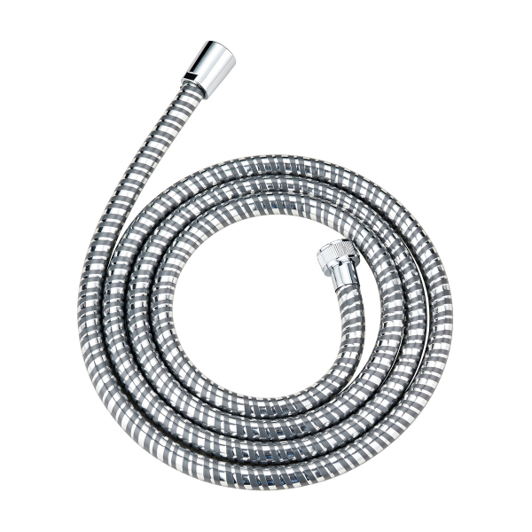 Τηλέφωνο Μπάνιου Με Σπιράλ & Στήριγμα (Σετ) Wenko Chrome Basic Line 24918100