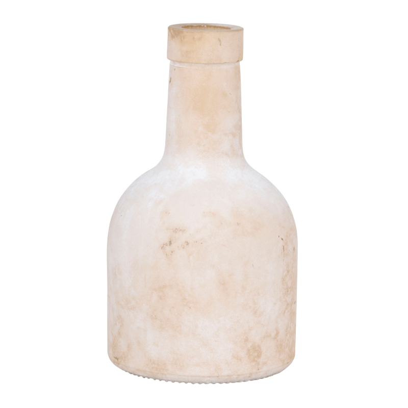 Διακοσμητικό Βάζο (Φ8x16) Articasa Beige/White 871125200798