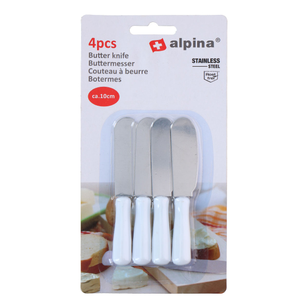 Μαχαίρια Βουτύρου (Σετ 4τμχ) Alpina 871125205846