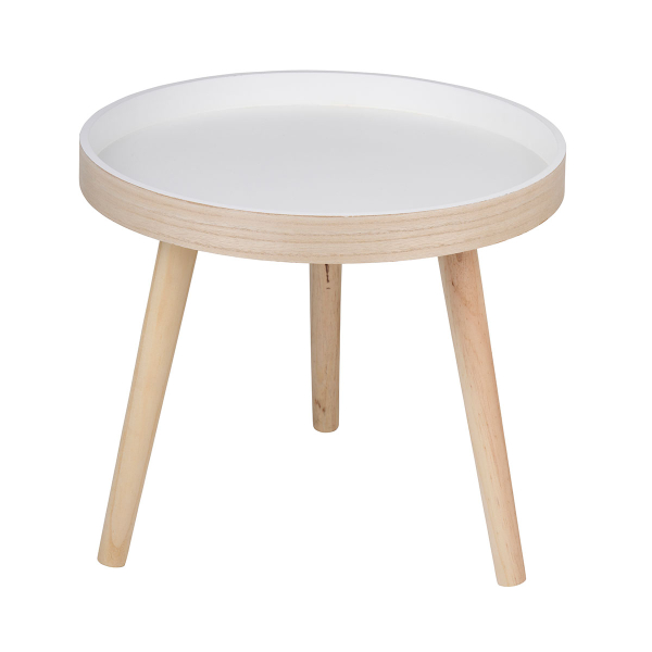 Βοηθητικό Τραπεζάκι (Φ40x36) Articasa White 871125200875