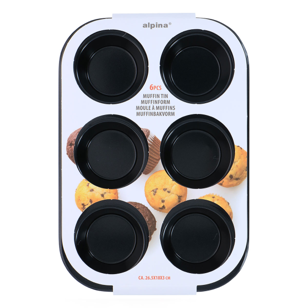 Φόρμα Για 6 Cupcake/Muffin (26.5x18x3) Alpina 871125224180
