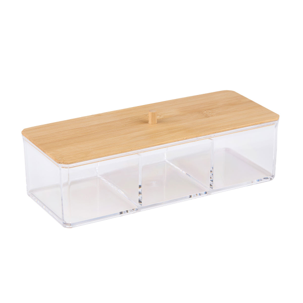 Κουτί Αποθήκευσης 3 Θέσεων (23.3x9.4x7) Touch Of Beauty 871125226055