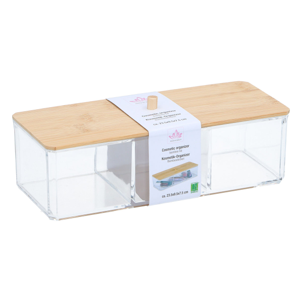 Κουτί Αποθήκευσης 3 Θέσεων (23.3x9.4x7) Touch Of Beauty 871125226055