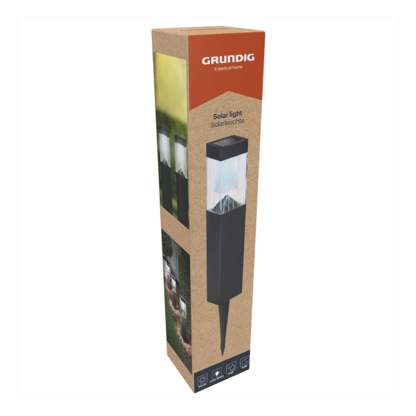 Ηλιακό Φωτιστικό Καρφωτό (6.5x6.5x34) Grundig 871125226166