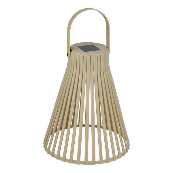 Ηλιακό Φανάρι LED (Φ14.5x21.5) Articasa Beige 871125230225