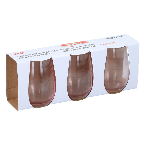 Ποτήρια Νερού 350ml (Σετ 3τμχ) Alpina 871125232278