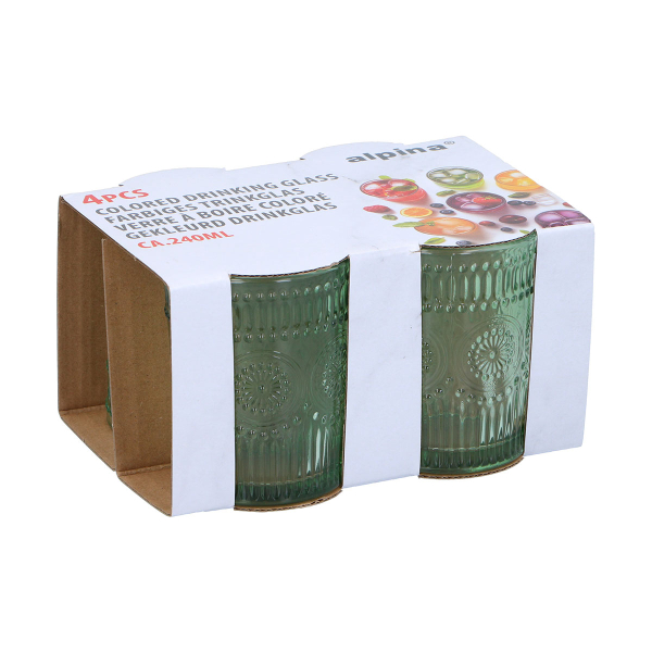 Ποτήρια Νερού 240ml (Σετ 4τμχ) Alpina 871125232286