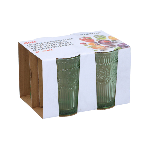 Ποτήρια Νερού 360ml (Σετ 4τμχ) Alpina 871125232280