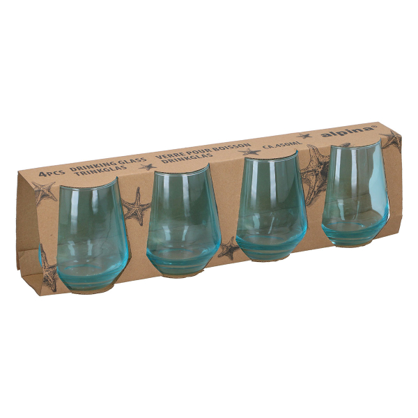 Ποτήρια Νερού 450ml (Σετ 4τμχ) Alpina 871125233468