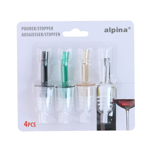 Στόμιο Σερβιρίσματος Κρασιού (4 τμχ) Alpina 871125255271