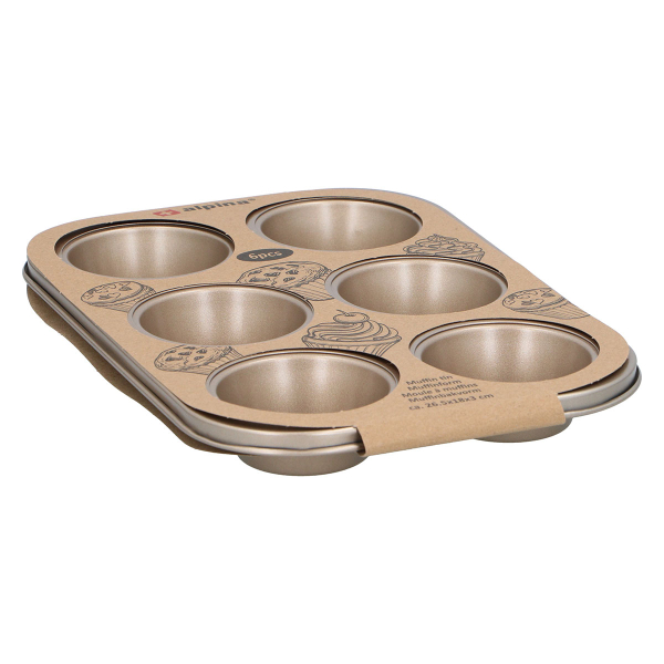 Φόρμα Για 6 Cupcake/Muffin (26.5x18x3) Alpina 871125255755