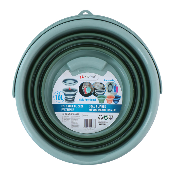 Πτυσσόμενο Λεκανάκι (36x32.5x24.5) Alpina Green 871125224999