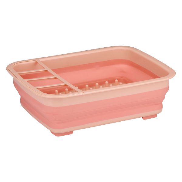 Πτυσσόμενο Στραγγιστήρι Πιάτων (38x29.5x12) Alpina Pink 871125225620