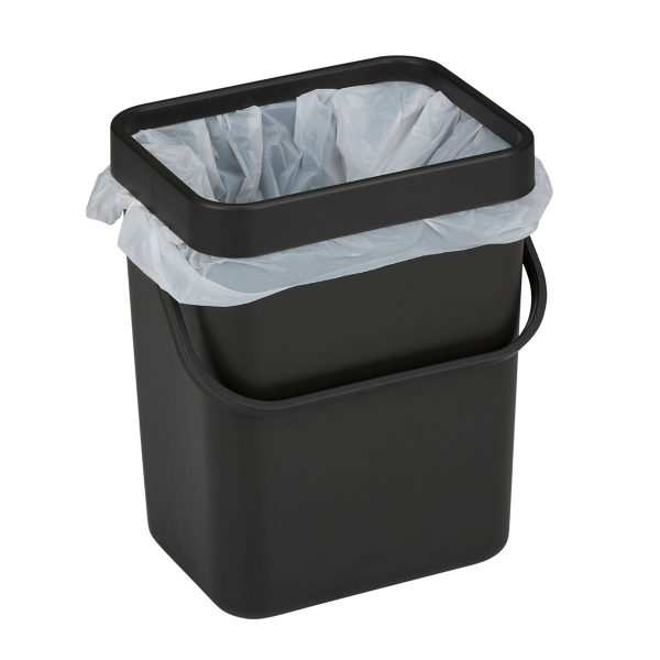 Κάδος Κουζίνας Ντουλαπιού (15.7x12.5x20.5) 3lt Cuisine Elegance Black 871125249801