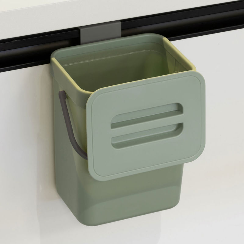 Κάδος Κουζίνας Ντουλαπιού (15.7x12.5x20.5) 3lt Cuisine Elegance Green 871125249801
