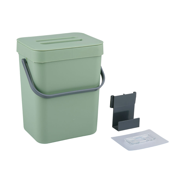 Κάδος Κουζίνας Ντουλαπιού (15.7x12.5x20.5) 3lt Cuisine Elegance Green 871125249801