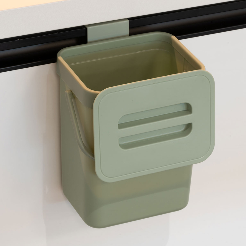 Κάδος Κουζίνας Ντουλαπιού (19x15x24.3) 5lt Cuisine Elegance Green 871125249803