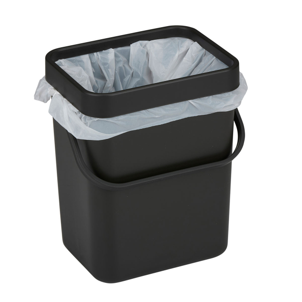 Κάδος Κουζίνας Ντουλαπιού (19x15x24.3) 5lt Cuisine Elegance Black 871125249803