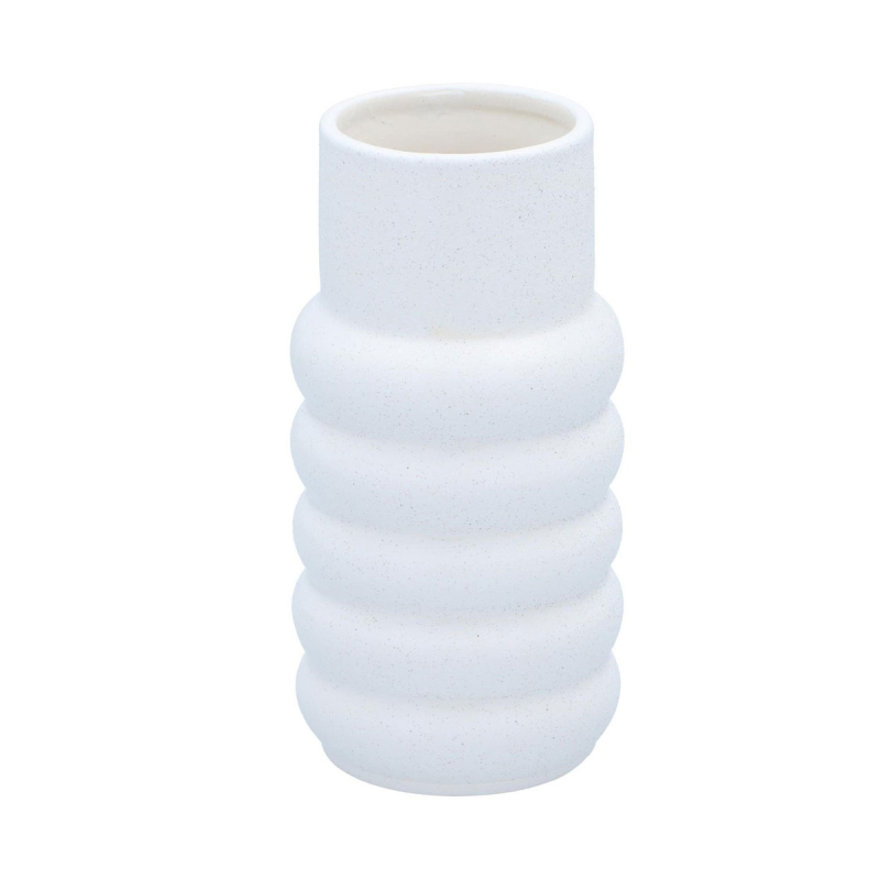 Διακοσμητικό Βάζο (Φ10x20) Articasa White 871125224392
