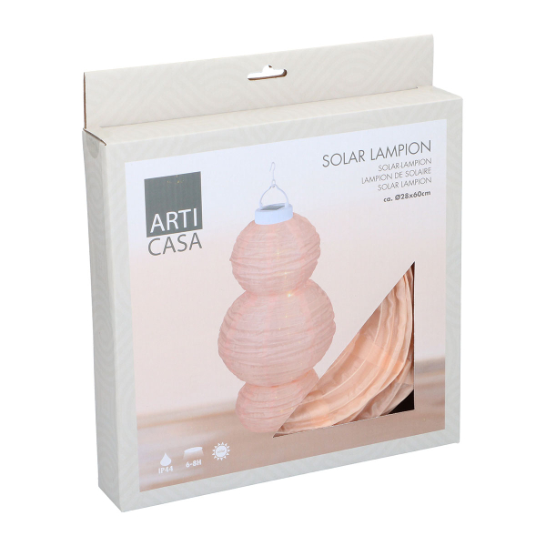 Ηλιακό Φωτιστικό Οροφής (Φ28x60) Articasa Beige 871125230219