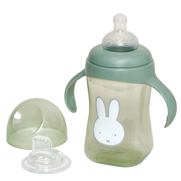 Πλαστικό Μπιμπερό 300ml Με Θηλή Σιλικόνης 4+Μ Miffy Koko Green 69-24686