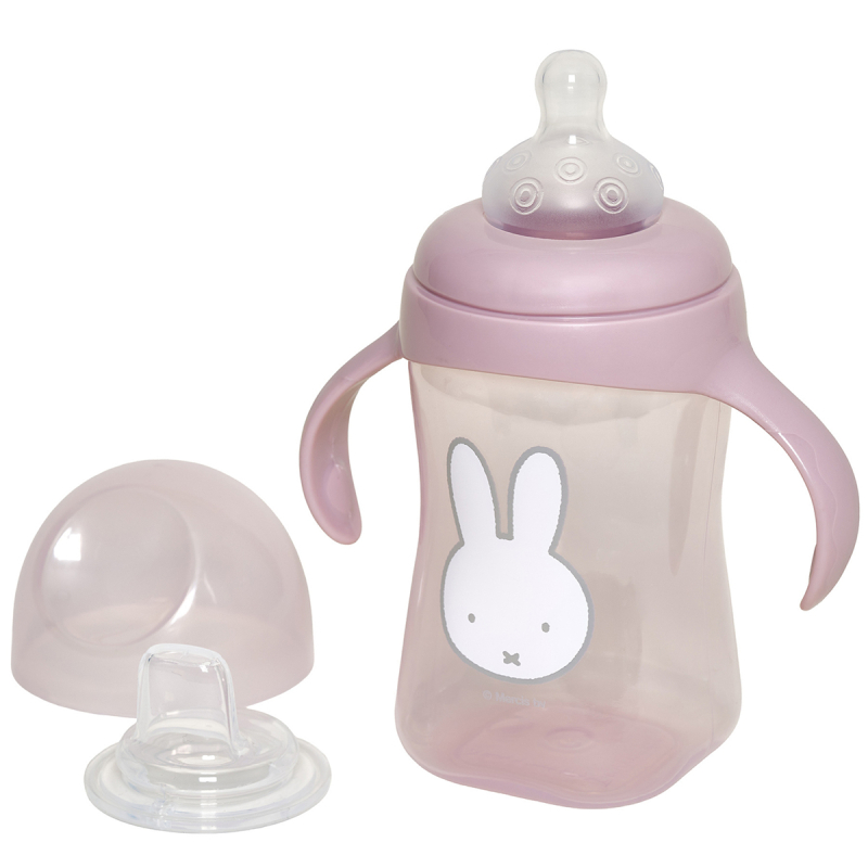 Πλαστικό Μπιμπερό 300ml Με Θηλή Σιλικόνης 4+Μ Miffy Koko Pink 69-24689