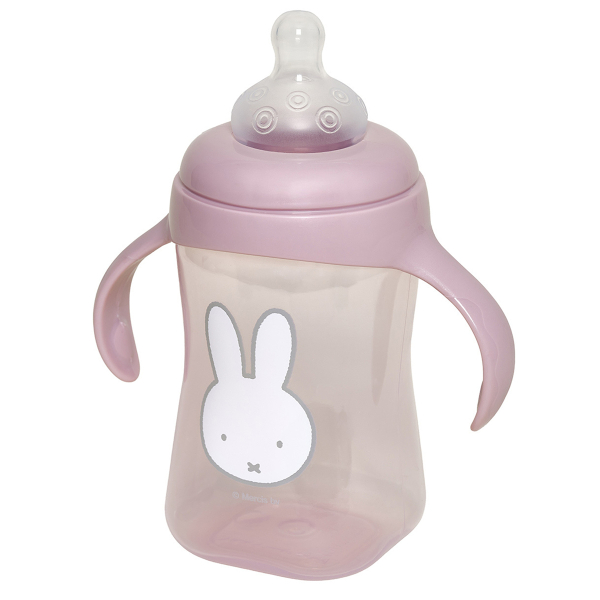 Πλαστικό Μπιμπερό 300ml Με Θηλή Σιλικόνης 4+Μ Miffy Koko Pink 69-24689