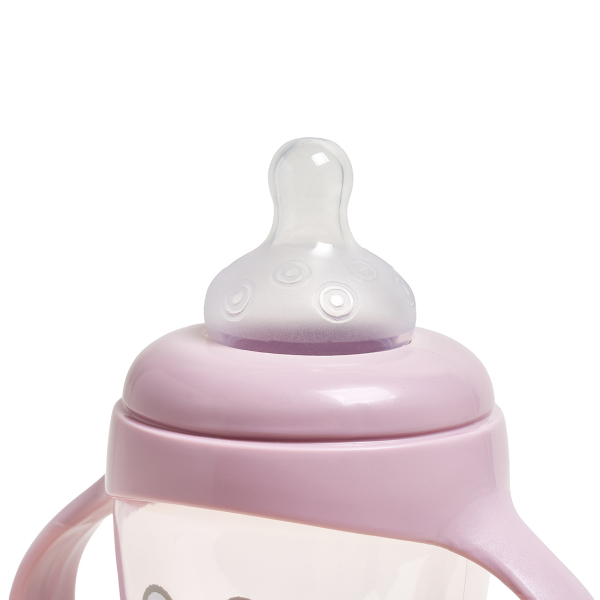 Πλαστικό Μπιμπερό 300ml Με Θηλή Σιλικόνης 4+Μ Miffy Koko Pink 69-24689