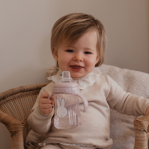 Πλαστικό Μπιμπερό 300ml Με Θηλή Σιλικόνης 4+Μ Miffy Koko Pink 69-24689