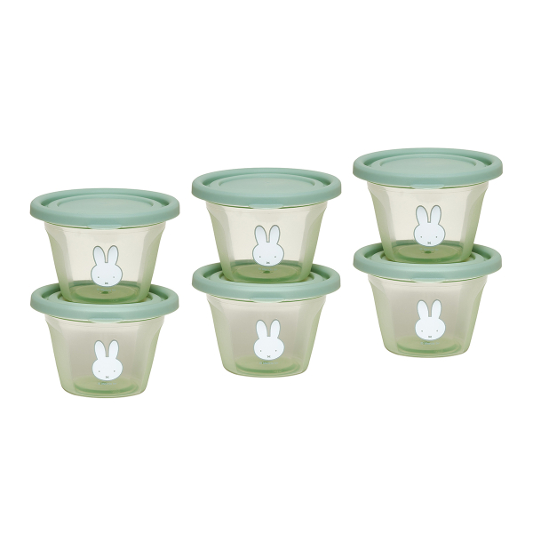 Φαγητοδοχεία (Σετ 6τμχ) Miffy Koko Green 69-24704