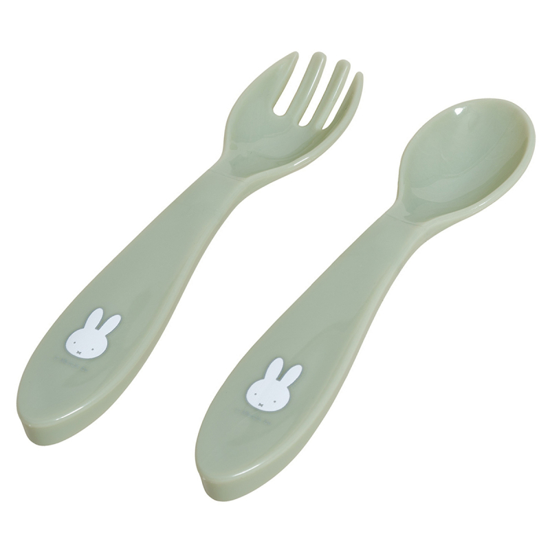 Κουτάλι + Πιρούνι (Σετ) Miffy Koko Green 69-24716