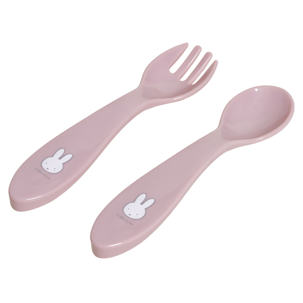 Κουτάλι + Πιρούνι (Σετ) Miffy Koko Pink 69-24719