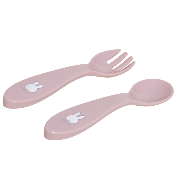 Κουτάλι + Πιρούνι (Σετ) Miffy Koko Pink 69-24719