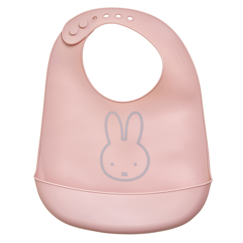 Σαλιάρα Σιλικόνης 4+ Μηνών Miffy Koko Pink 69-24737