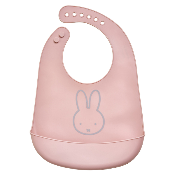 Σαλιάρα Σιλικόνης 4+ Μηνών Miffy Koko Pink 69-24737