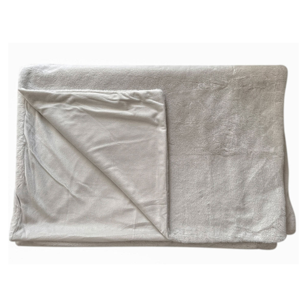 Ριχτάρι Καναπέ Τριθέσιου Γούνινο (180x280) Pol Rugs & Mats Rabbit Ivory
