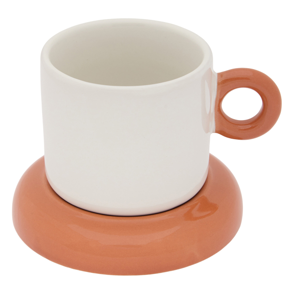 Φλυτζάνια Espresso 110ml & Πιατάκια (Σετ 8τμχ) S-D Homy 217854