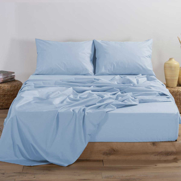Σεντόνι Υπέρδιπλο Με Λάστιχο (160x200+30) Nef-Nef Homeware Basic