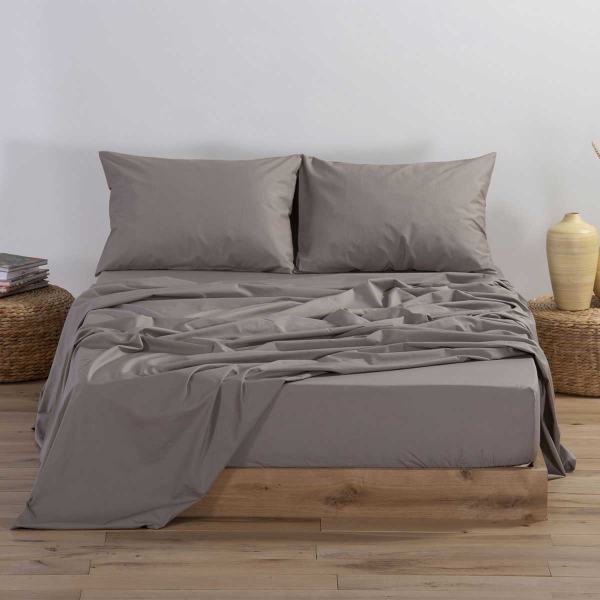 Σεντόνι Υπέρδιπλο Με Λάστιχο (160x200+30) Nef-Nef Homeware Basic