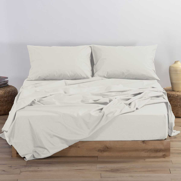 Σεντόνι Υπέρδιπλο Με Λάστιχο (160x200+30) Nef-Nef Homeware Basic