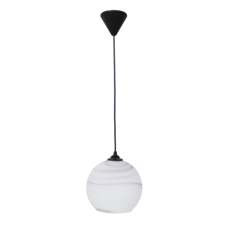 Φωτιστικό Οροφής Μονόφωτο Heronia GL-6040 02-0501 Black/Brown