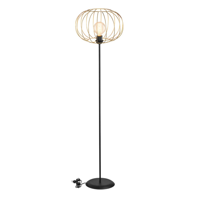Φωτιστικό Δαπέδου Heronia FLB-03 34-0388 Gold/Black